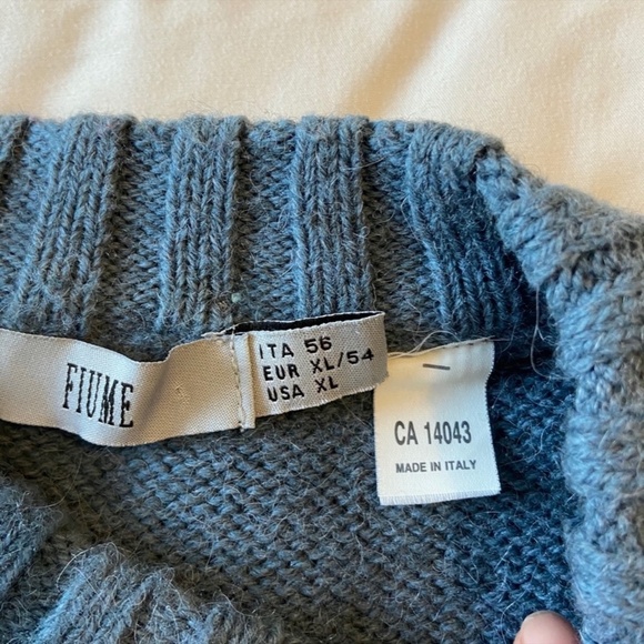 Vintage Grandpa Fiume Wool, Alpaca Pullover Sweater size XL - Picture 5 of 10